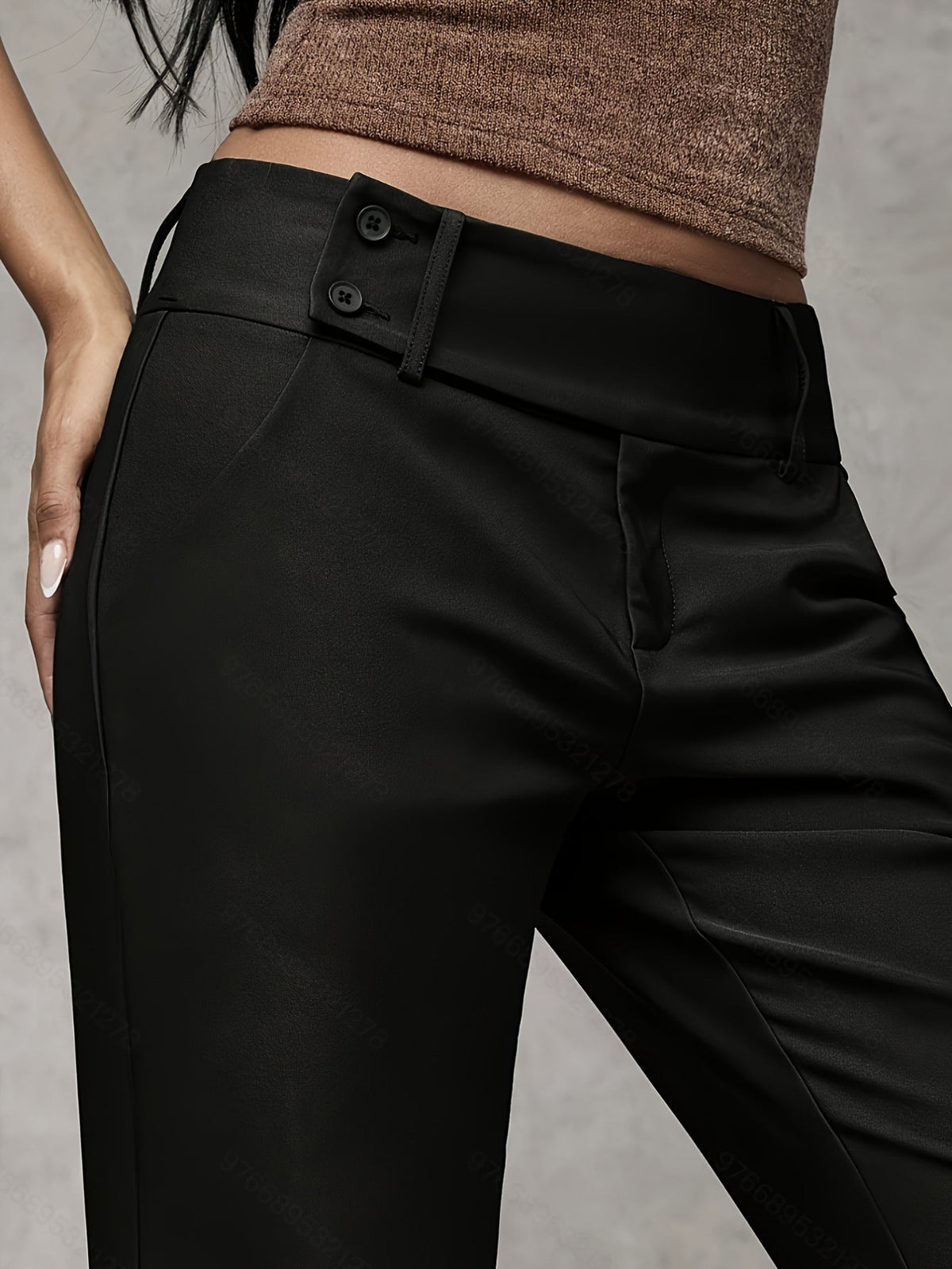 Duna Modern Wide-Leg Trousers