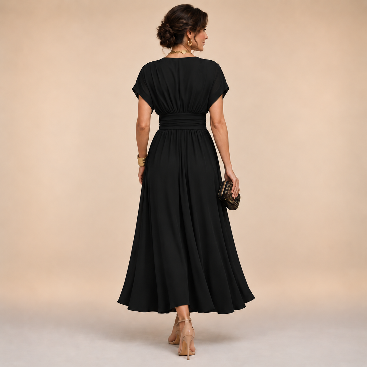 The Amelia Wrap Midi Dress