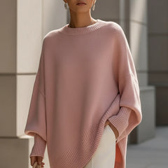 Isolde Oversized Drape Knit Sweater