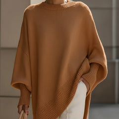 Isolde Oversized Drape Knit Sweater