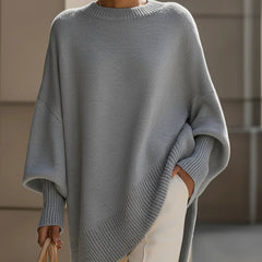 Isolde Oversized Drape Knit Sweater